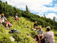 0045 - kurze Rast beim Aufstieg zum Gamsfeld