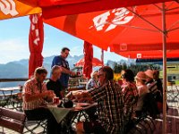 0105 - am letzten Tag gab es noch ein Fruehstueck bei der Bergstation der Hornbahn