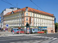 028  Tatra - Strassenbahn im Stadtzentrum