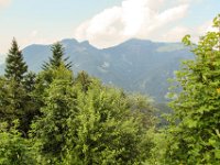 080 - von links Gruener Berg - Windhag - Hochsalm 1405 m