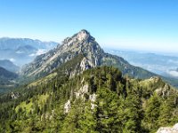 102 - nochmals Traunstein mit Traunsee, links vom Berg Traunkirchen und rechts Gmunden