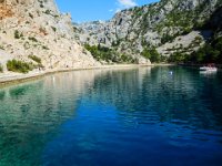 057 im Fjord Zavratnica wurde im zweiten Weltkrieg ein Kriegsschiff versenkt