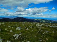 045 Aufstieg Speikkogel mit Blick Rappoldkogel und Altes Almhaus