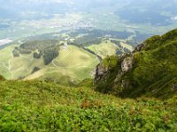 108 Blick vom Kitzbuehler Horn 1996m zur Berstation Harschbichl und nach St. Johann
